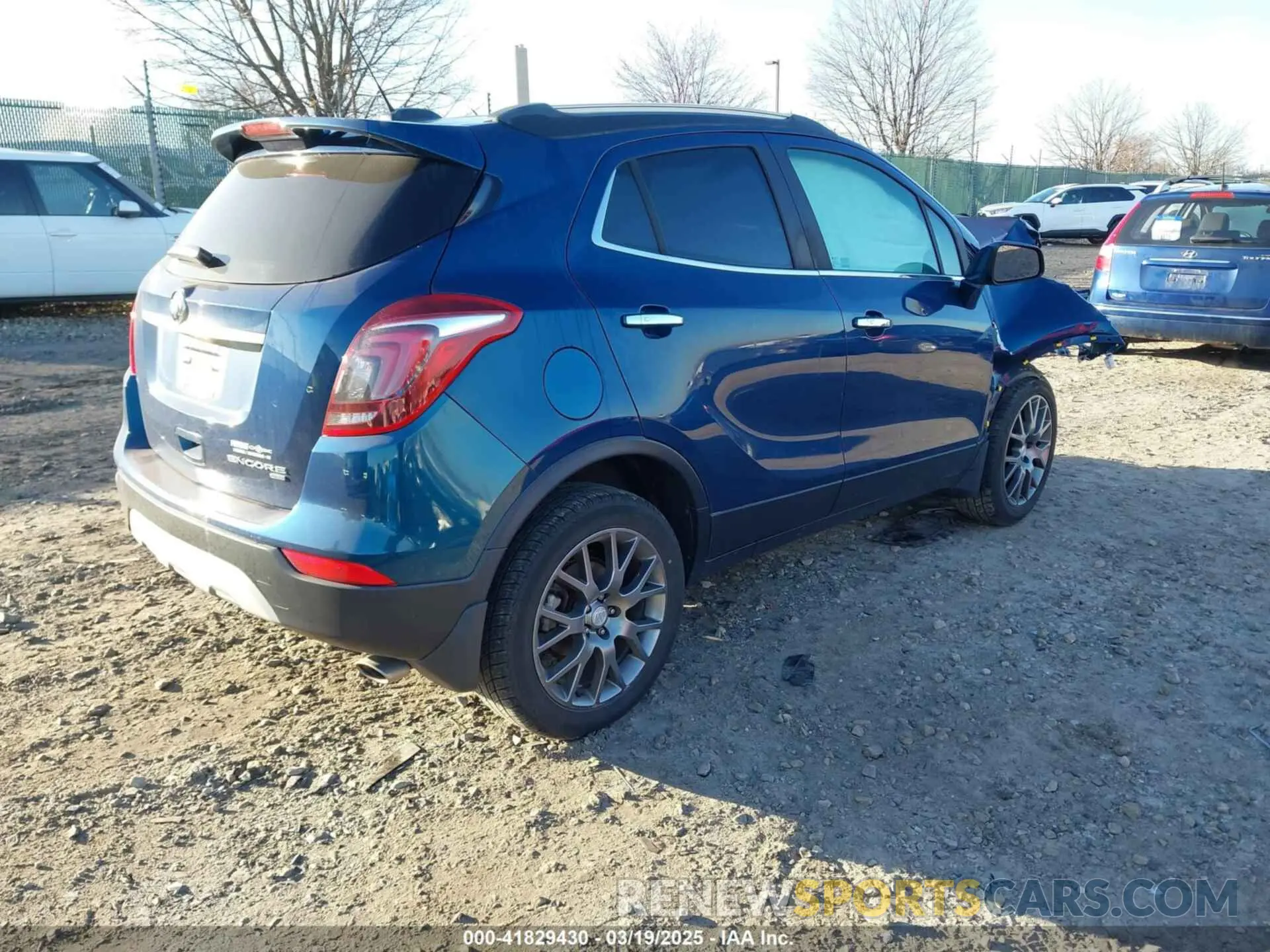 4 fotografías del automóvil dañado KL4CJ2SB1KB880003 BUICK ENCORE 2019