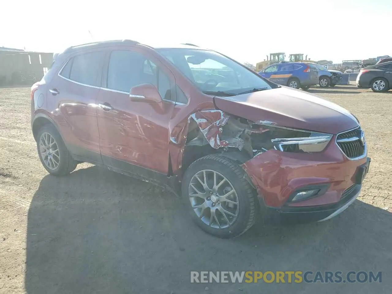 4 fotografías del automóvil dañado KL4CJ2SB8KB836144 BUICK ENCORE 2019