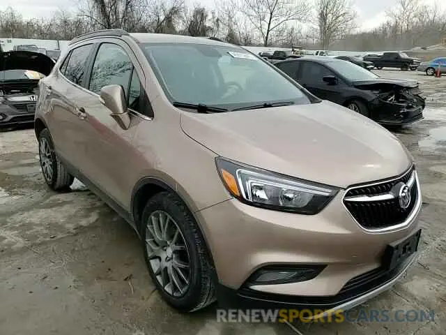 12 fotografías del automóvil dañado KL4CJ2SB9KB852398 BUICK ENCORE 2019