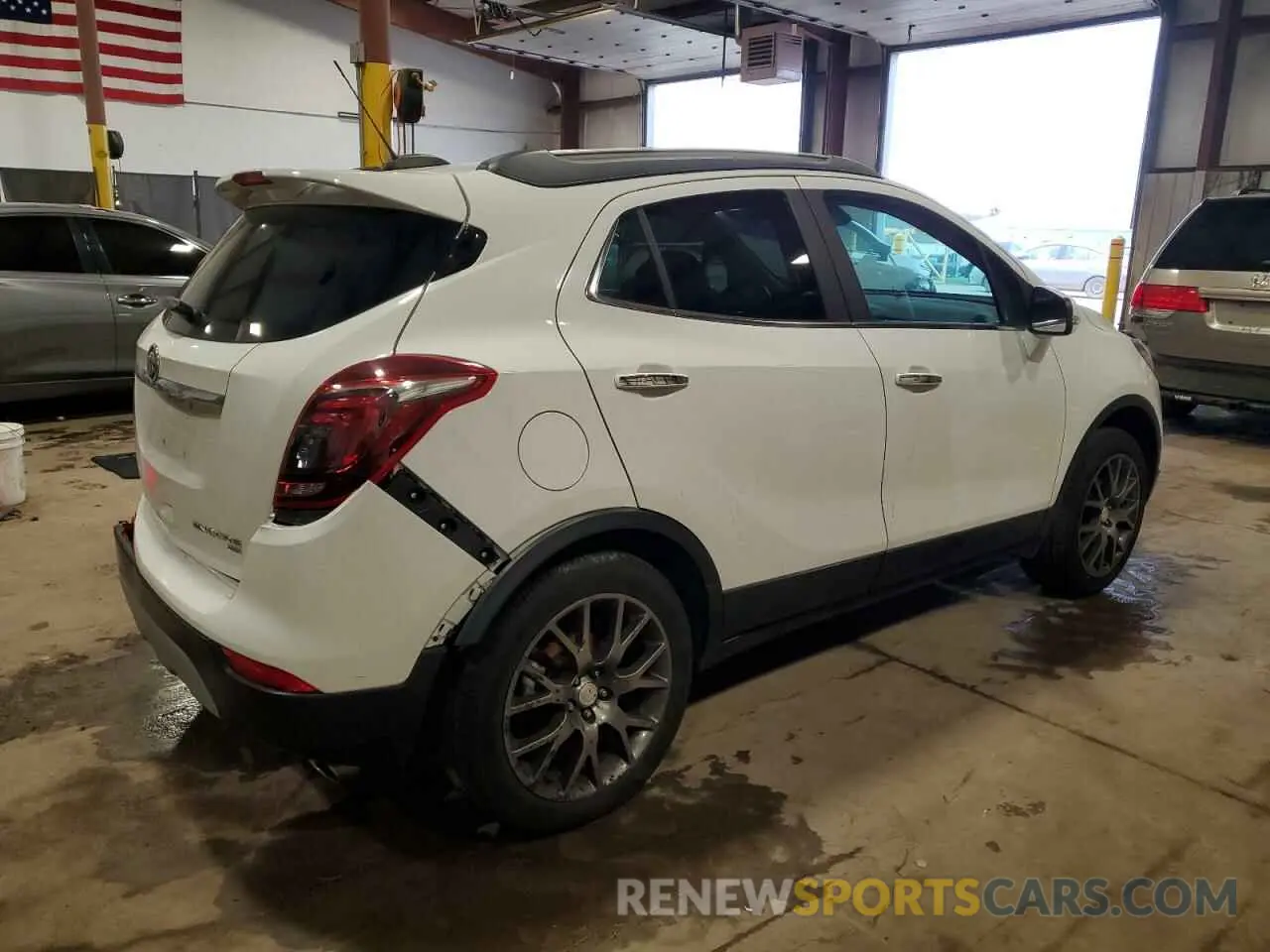 3 fotografías del automóvil dañado KL4CJ2SM7KB701187 BUICK ENCORE 2019