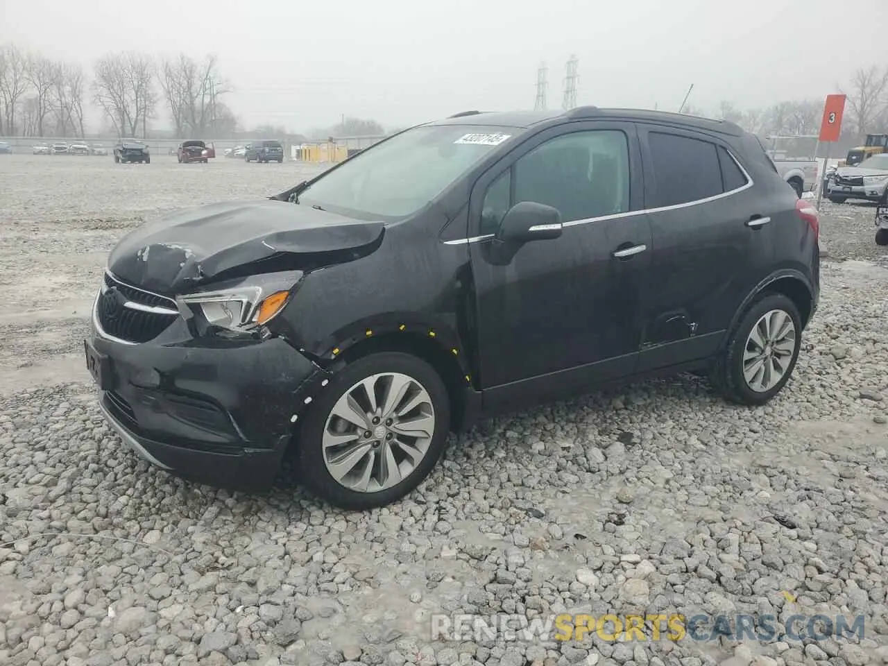1 fotografías del automóvil dañado KL4CJASB0KB743970 BUICK ENCORE 2019