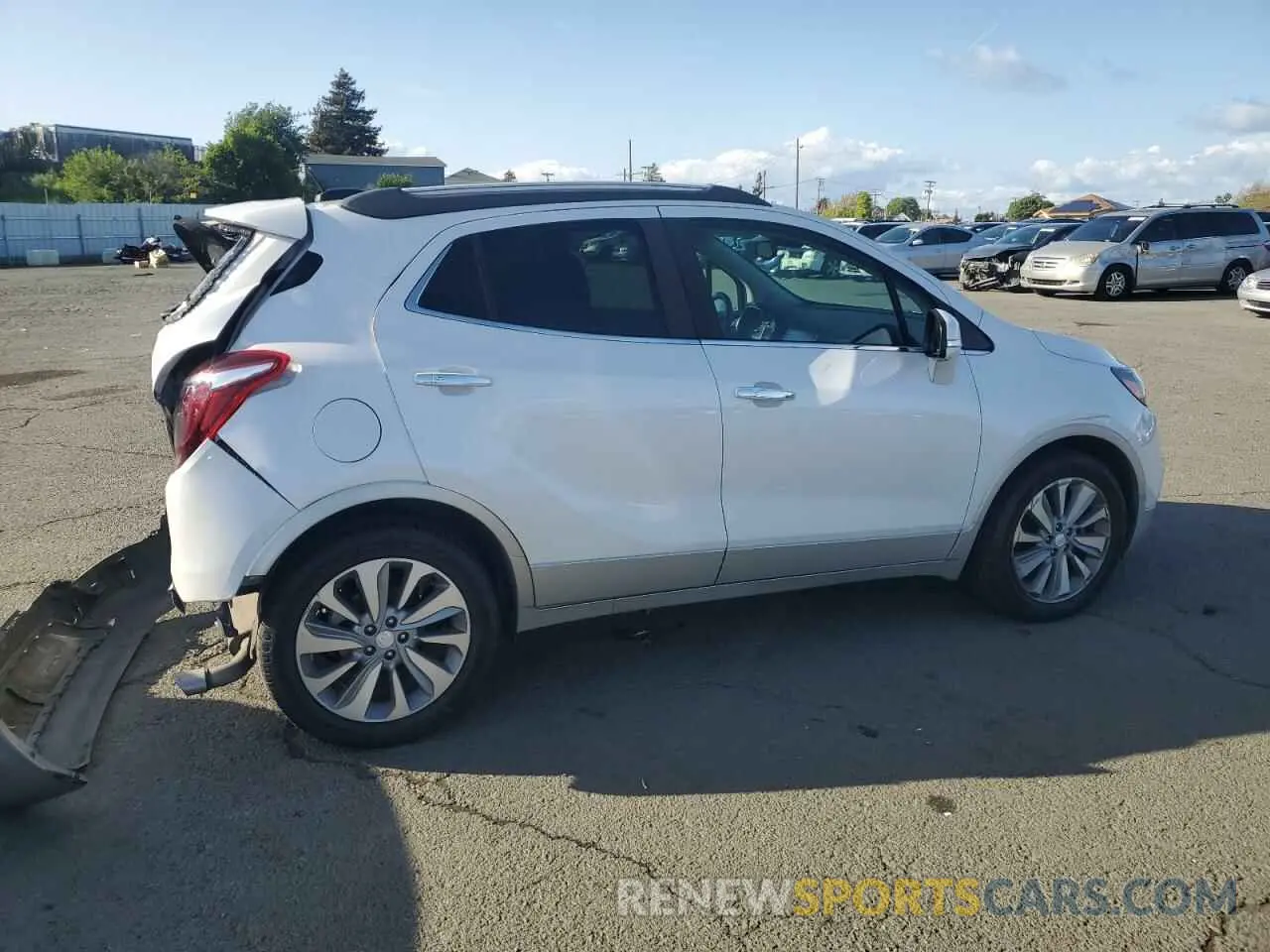 3 fotografías del automóvil dañado KL4CJASB0KB924552 BUICK ENCORE 2019