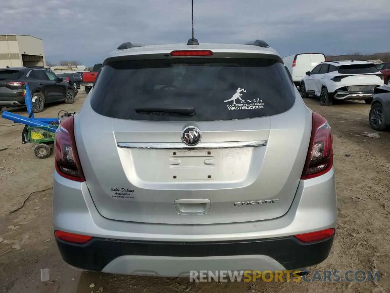 6 fotografías del automóvil dañado KL4CJASB1KB706586 BUICK ENCORE 2019