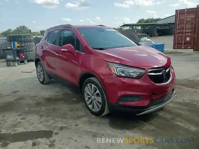 14 fotografías del automóvil dañado KL4CJASB1KB712890 BUICK ENCORE 2019