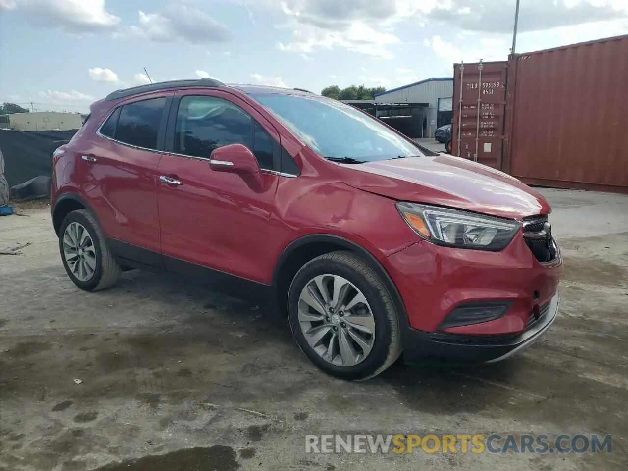 4 fotografías del automóvil dañado KL4CJASB1KB712890 BUICK ENCORE 2019