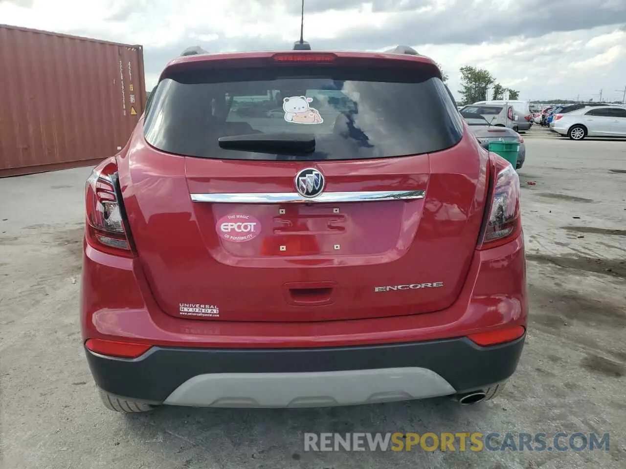6 fotografías del automóvil dañado KL4CJASB1KB712890 BUICK ENCORE 2019