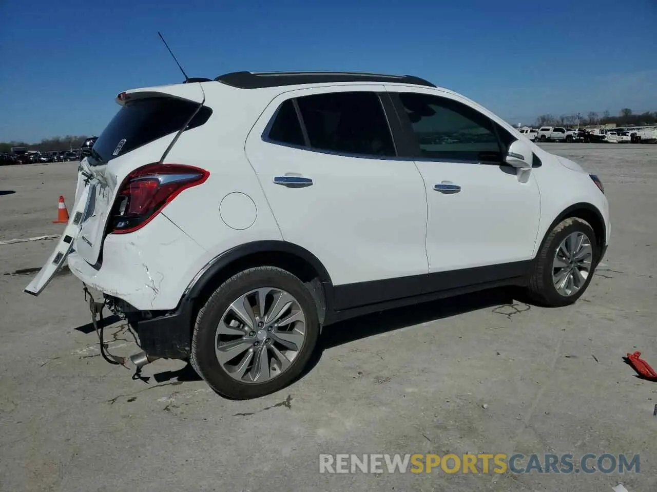 3 fotografías del automóvil dañado KL4CJASB1KB780090 BUICK ENCORE 2019