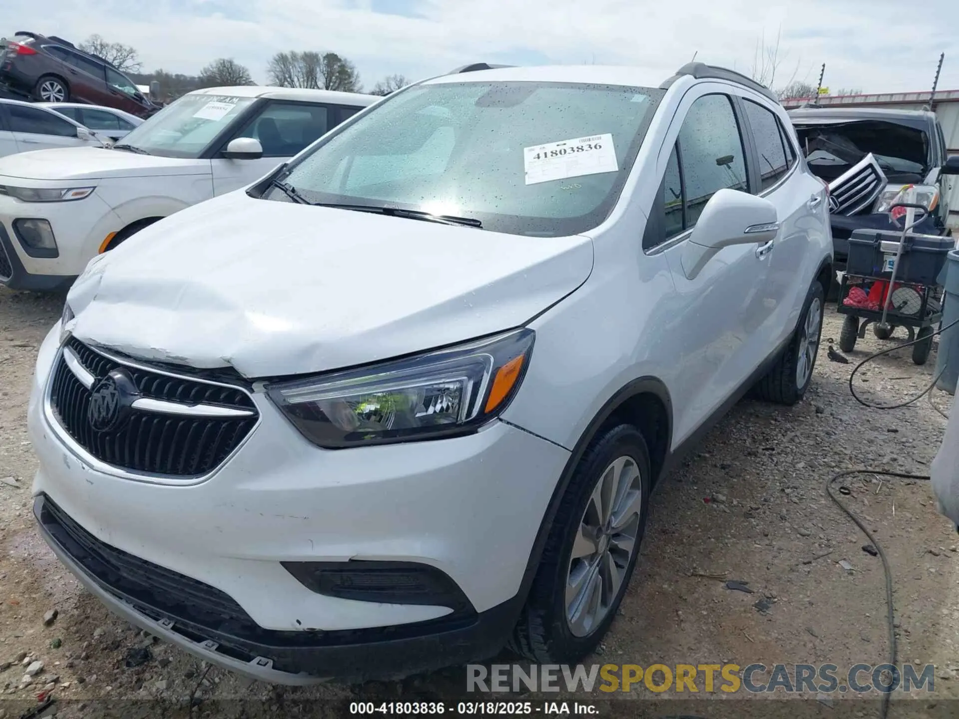 2 fotografías del automóvil dañado KL4CJASB1KB814402 BUICK ENCORE 2019