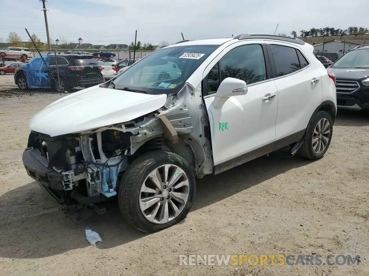 1 fotografías del automóvil dañado KL4CJASB1KB828378 BUICK ENCORE 2019