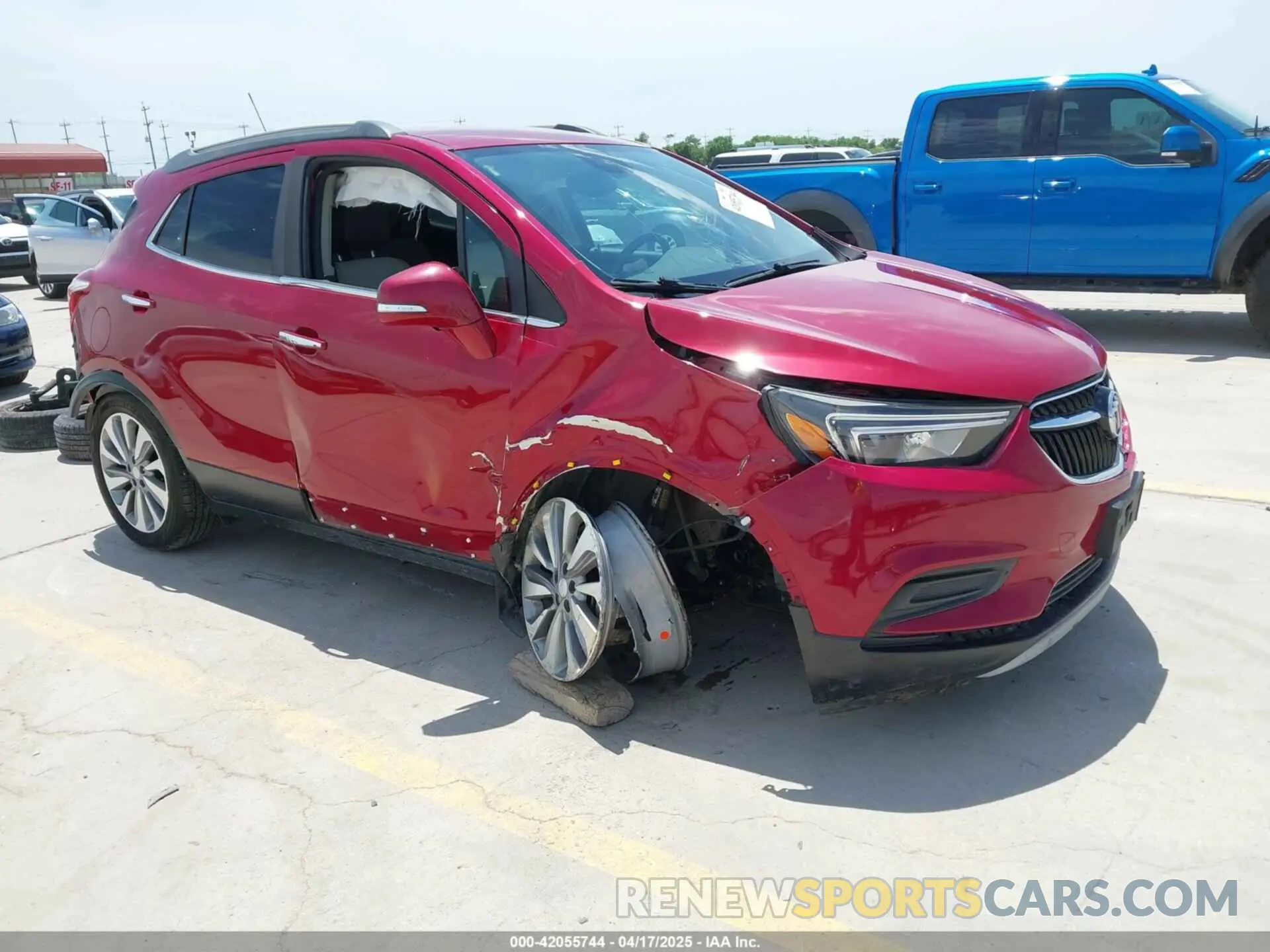 1 fotografías del automóvil dañado KL4CJASB1KB881632 BUICK ENCORE 2019