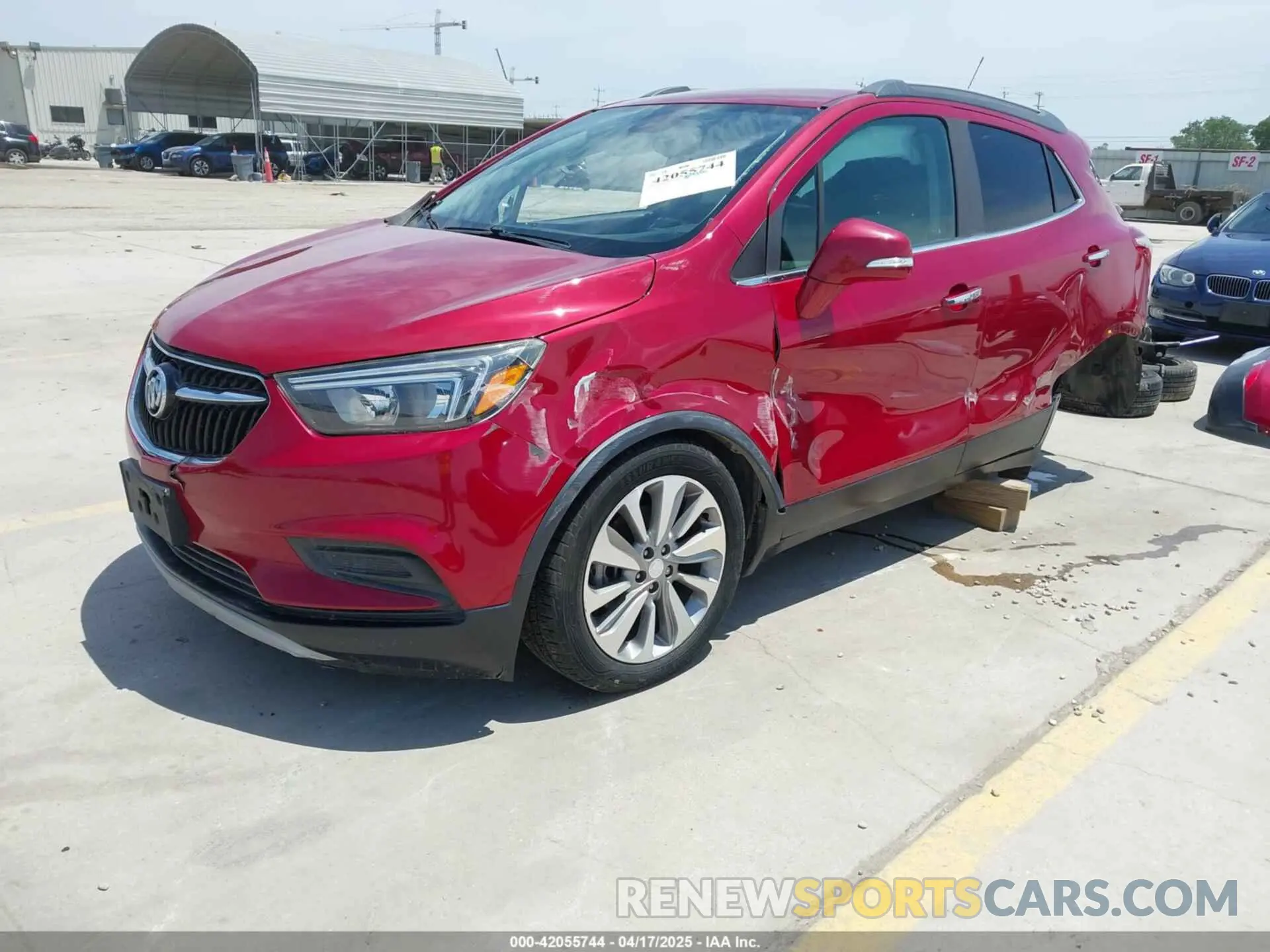 2 fotografías del automóvil dañado KL4CJASB1KB881632 BUICK ENCORE 2019