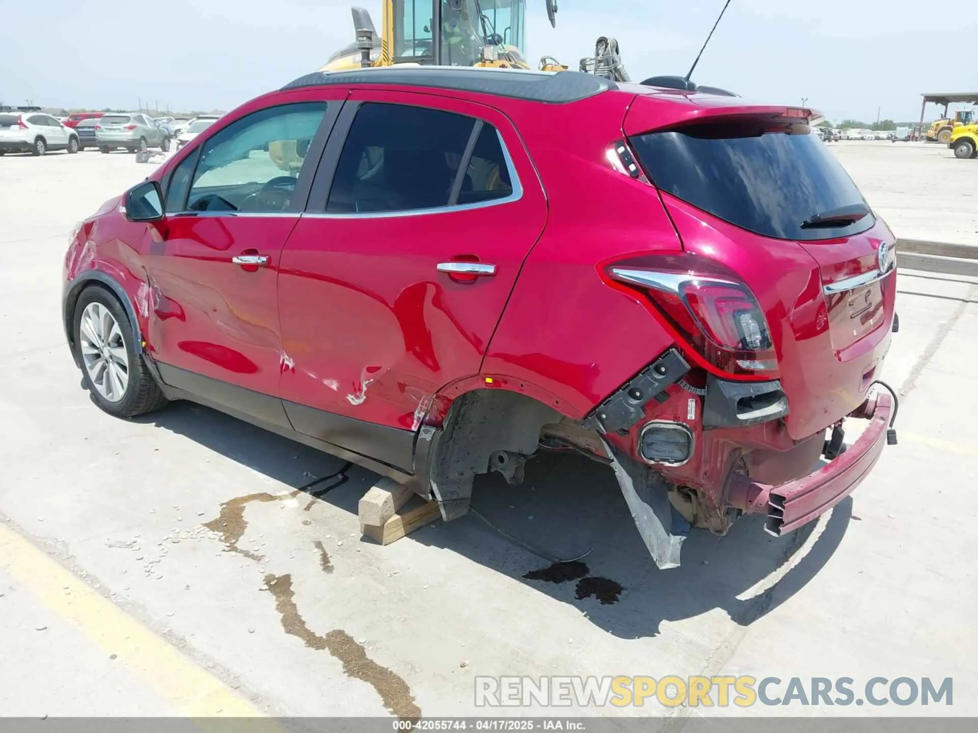 3 fotografías del automóvil dañado KL4CJASB1KB881632 BUICK ENCORE 2019