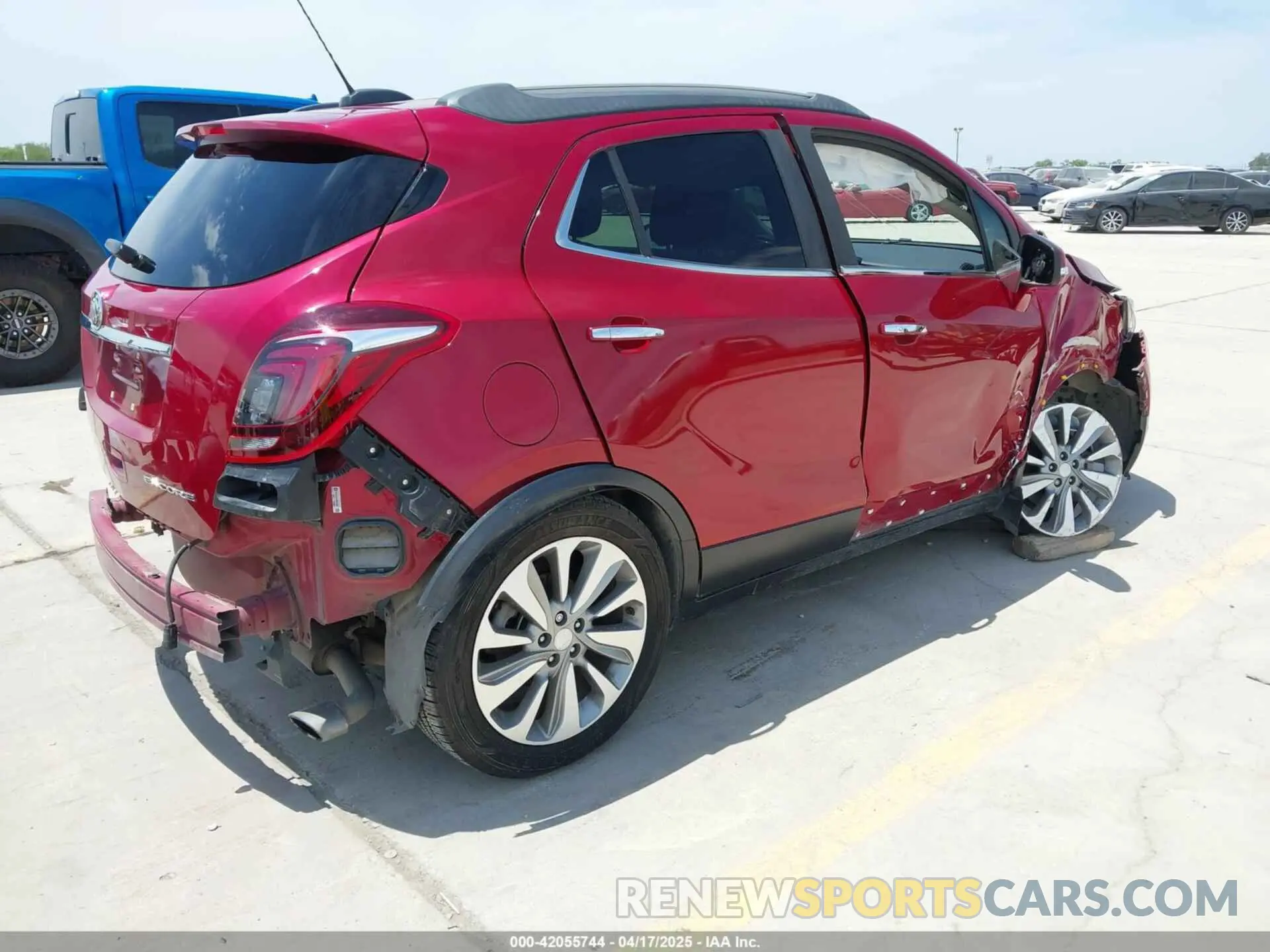 4 fotografías del automóvil dañado KL4CJASB1KB881632 BUICK ENCORE 2019