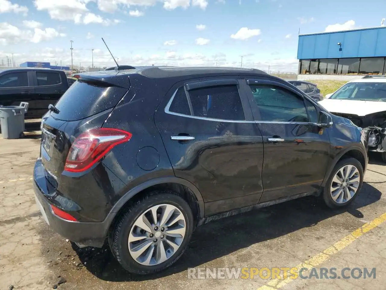 3 fotografías del automóvil dañado KL4CJASB2KB700747 BUICK ENCORE 2019