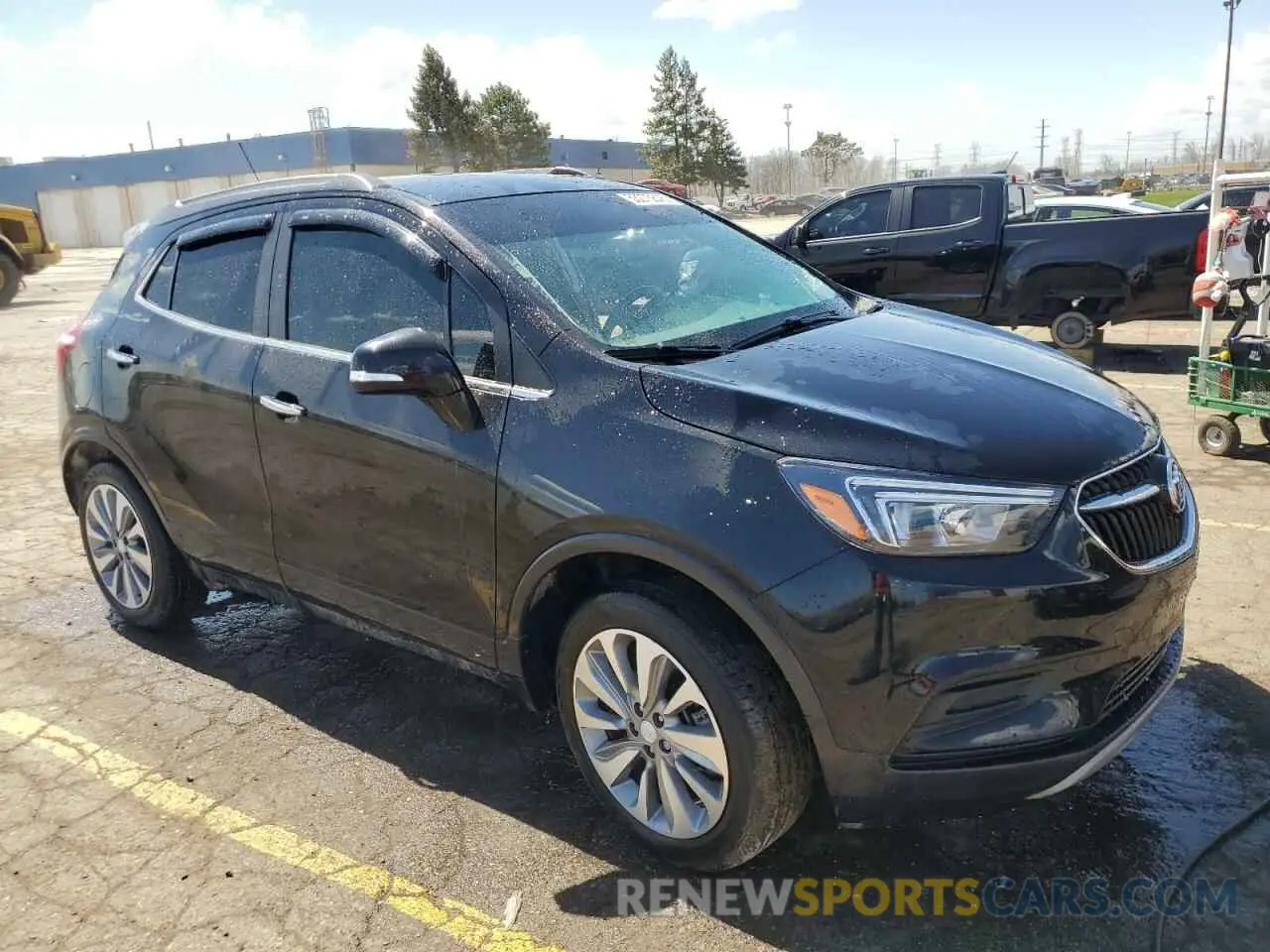 4 fotografías del automóvil dañado KL4CJASB2KB700747 BUICK ENCORE 2019