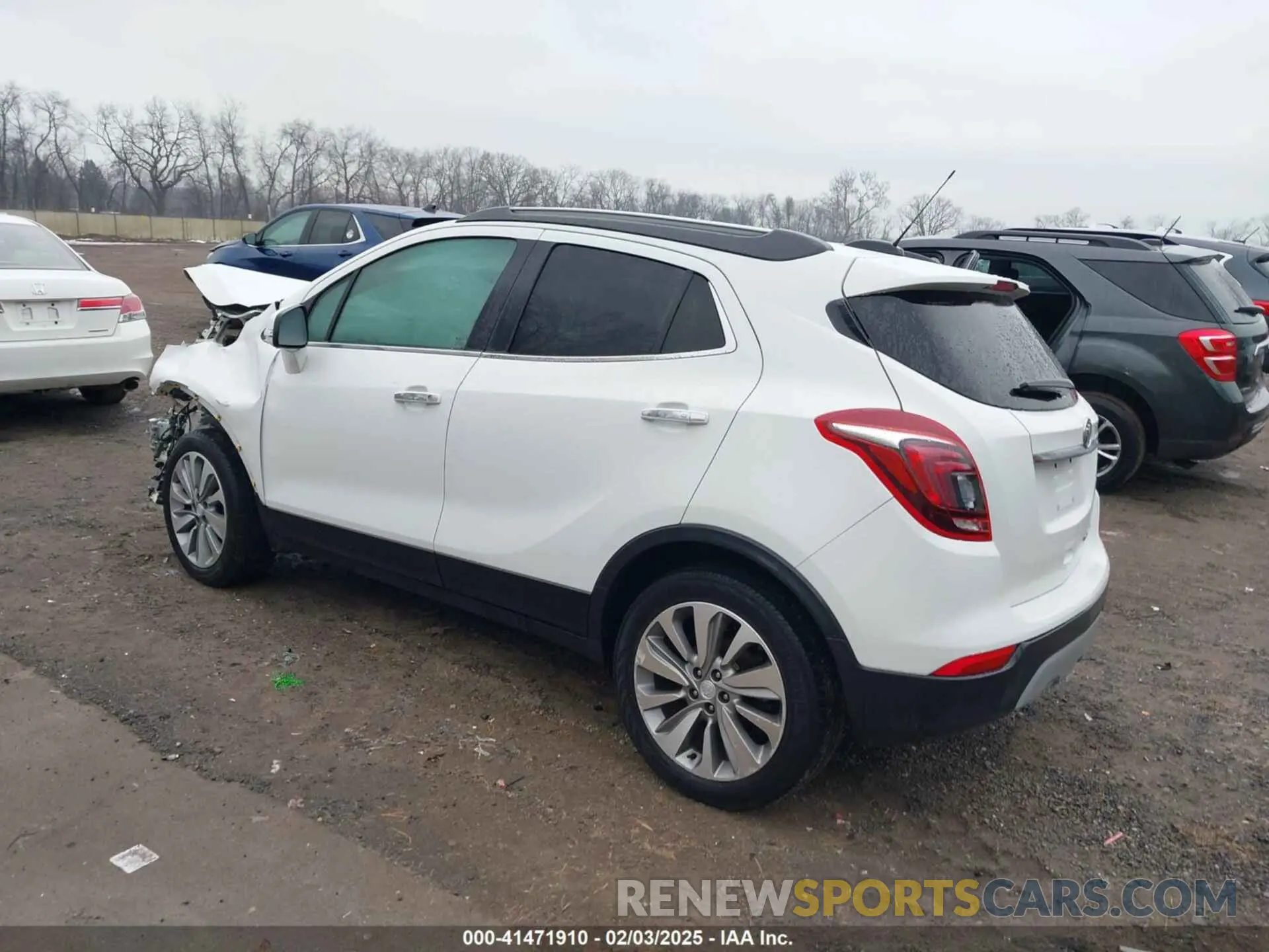 3 fotografías del automóvil dañado KL4CJASB2KB837008 BUICK ENCORE 2019