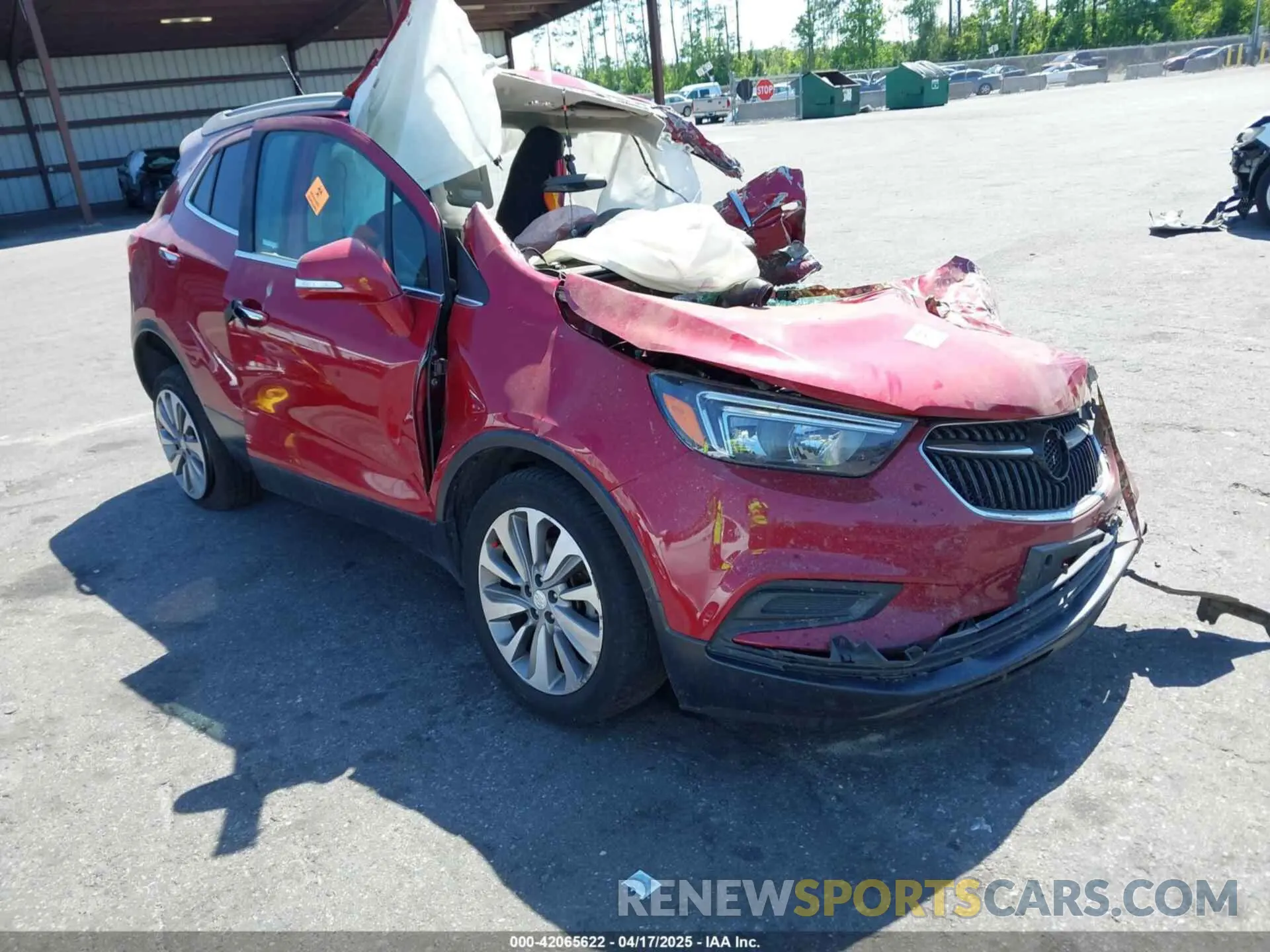 1 fotografías del automóvil dañado KL4CJASB2KB902987 BUICK ENCORE 2019