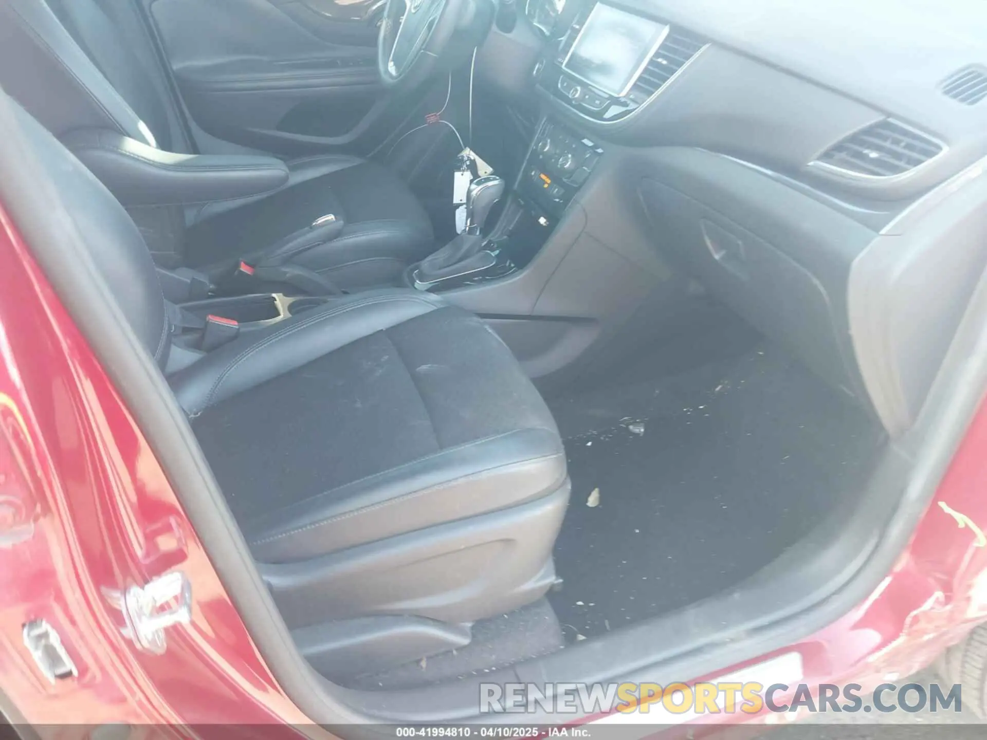 5 fotografías del automóvil dañado KL4CJASB3KB717038 BUICK ENCORE 2019