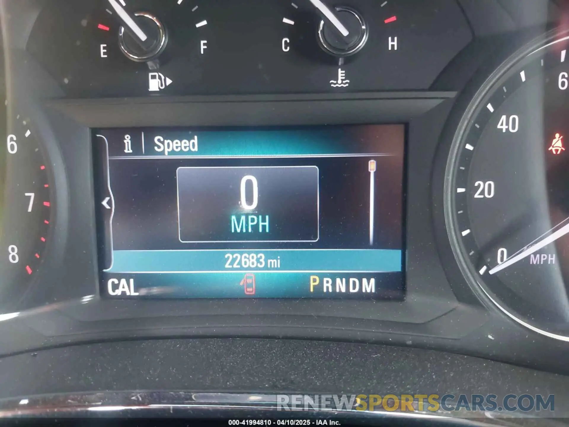 7 fotografías del automóvil dañado KL4CJASB3KB717038 BUICK ENCORE 2019