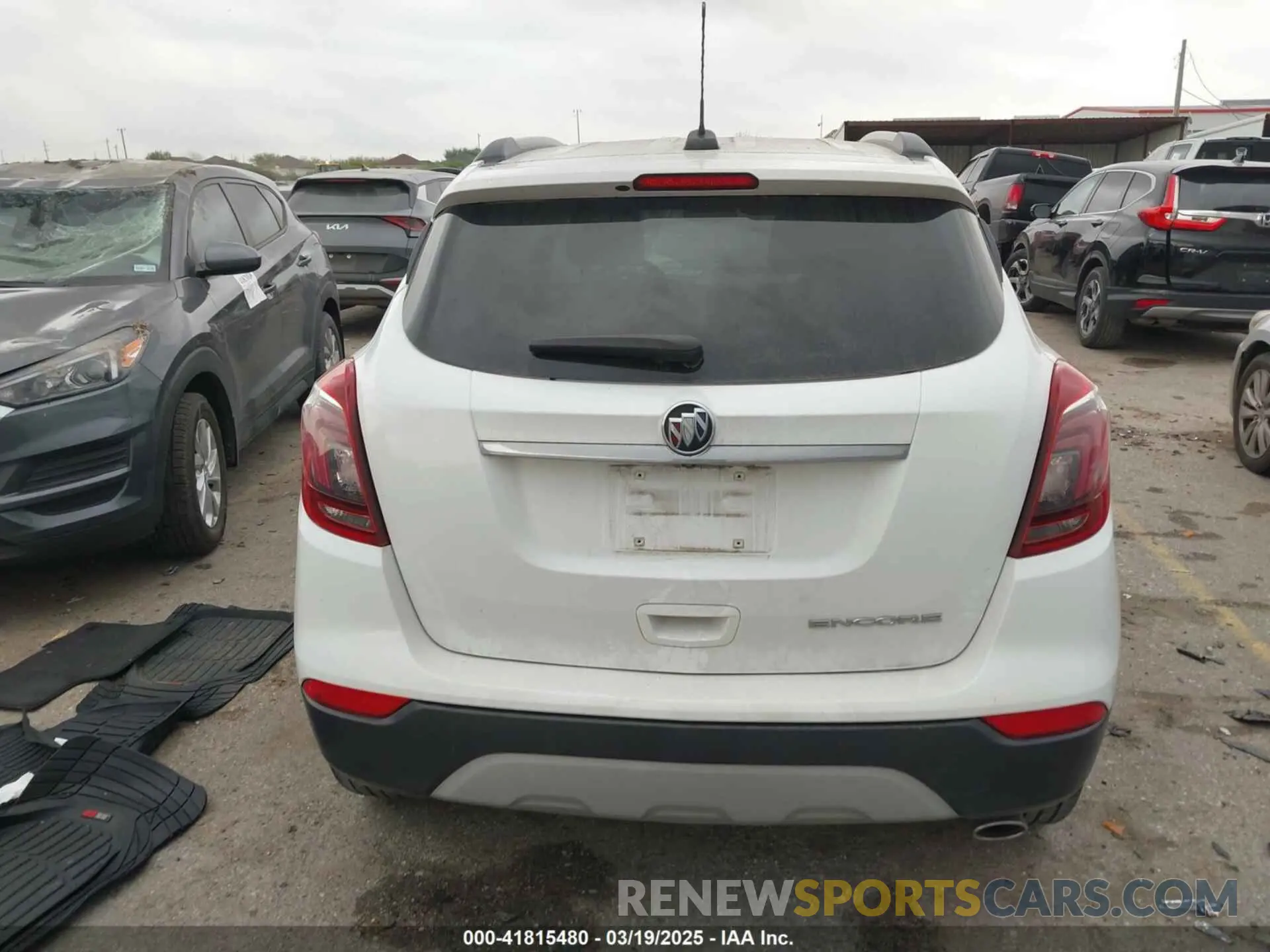 15 fotografías del automóvil dañado KL4CJASB3KB841777 BUICK ENCORE 2019