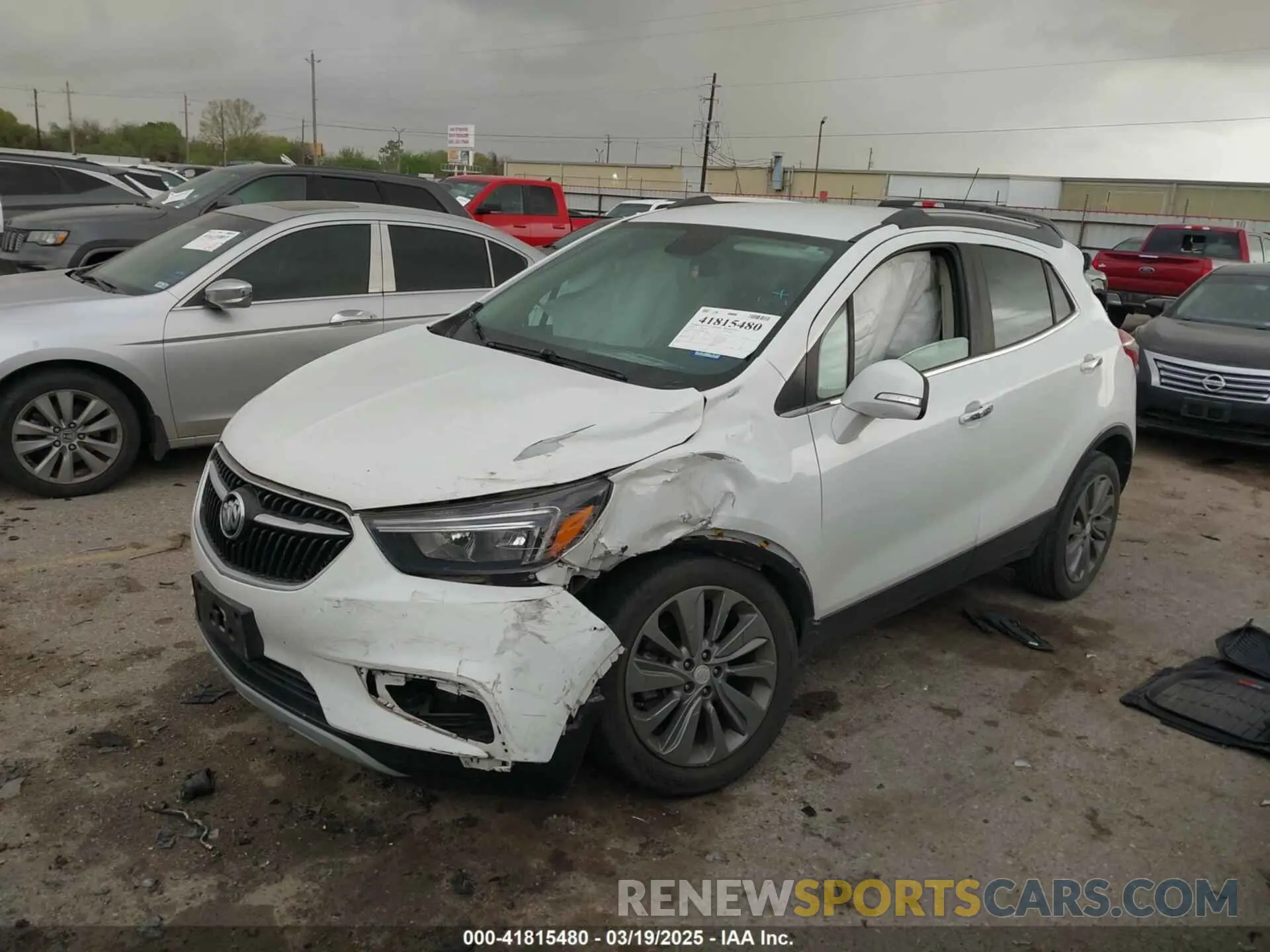 2 fotografías del automóvil dañado KL4CJASB3KB841777 BUICK ENCORE 2019