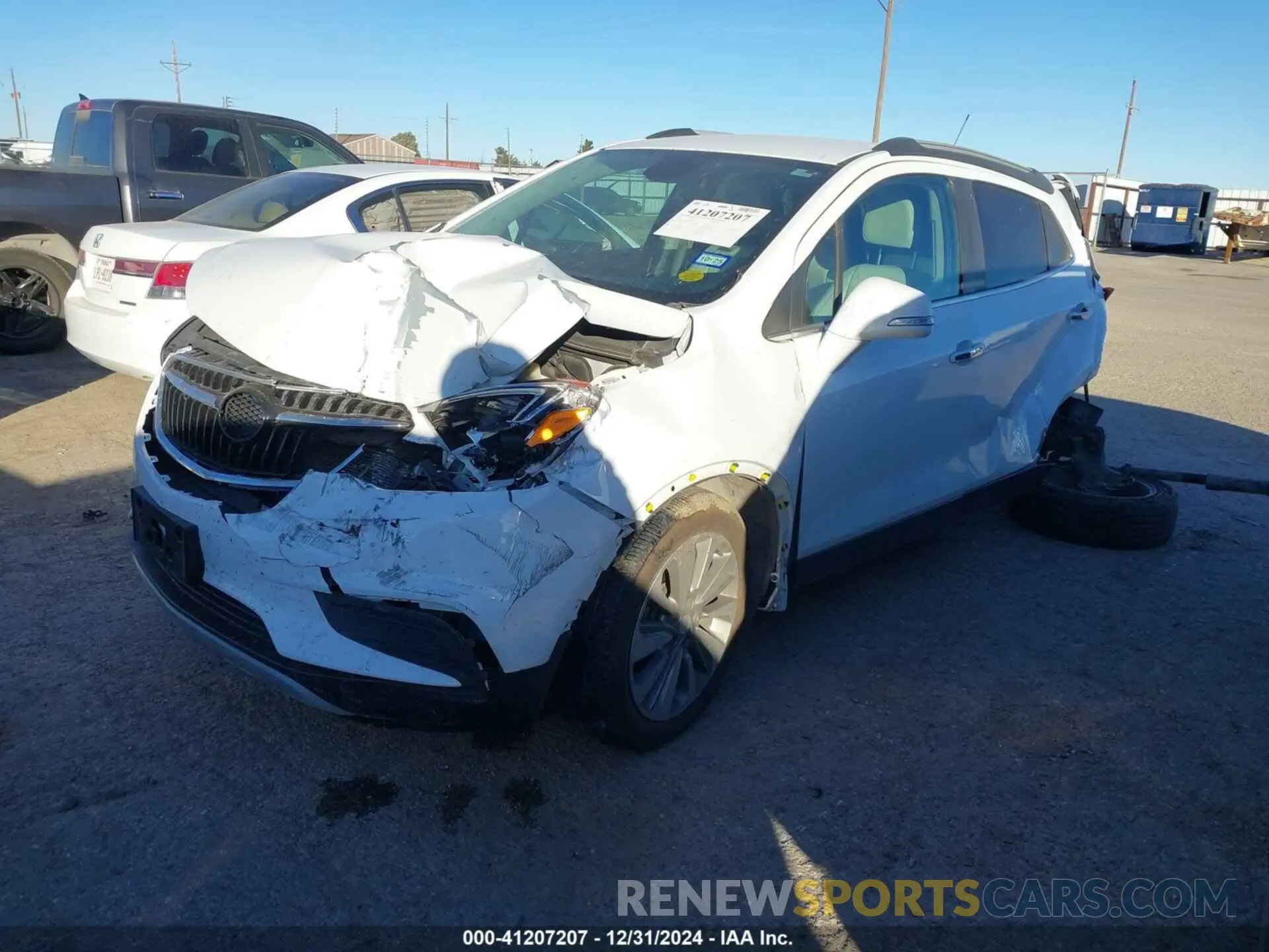 2 fotografías del automóvil dañado KL4CJASB3KB848809 BUICK ENCORE 2019