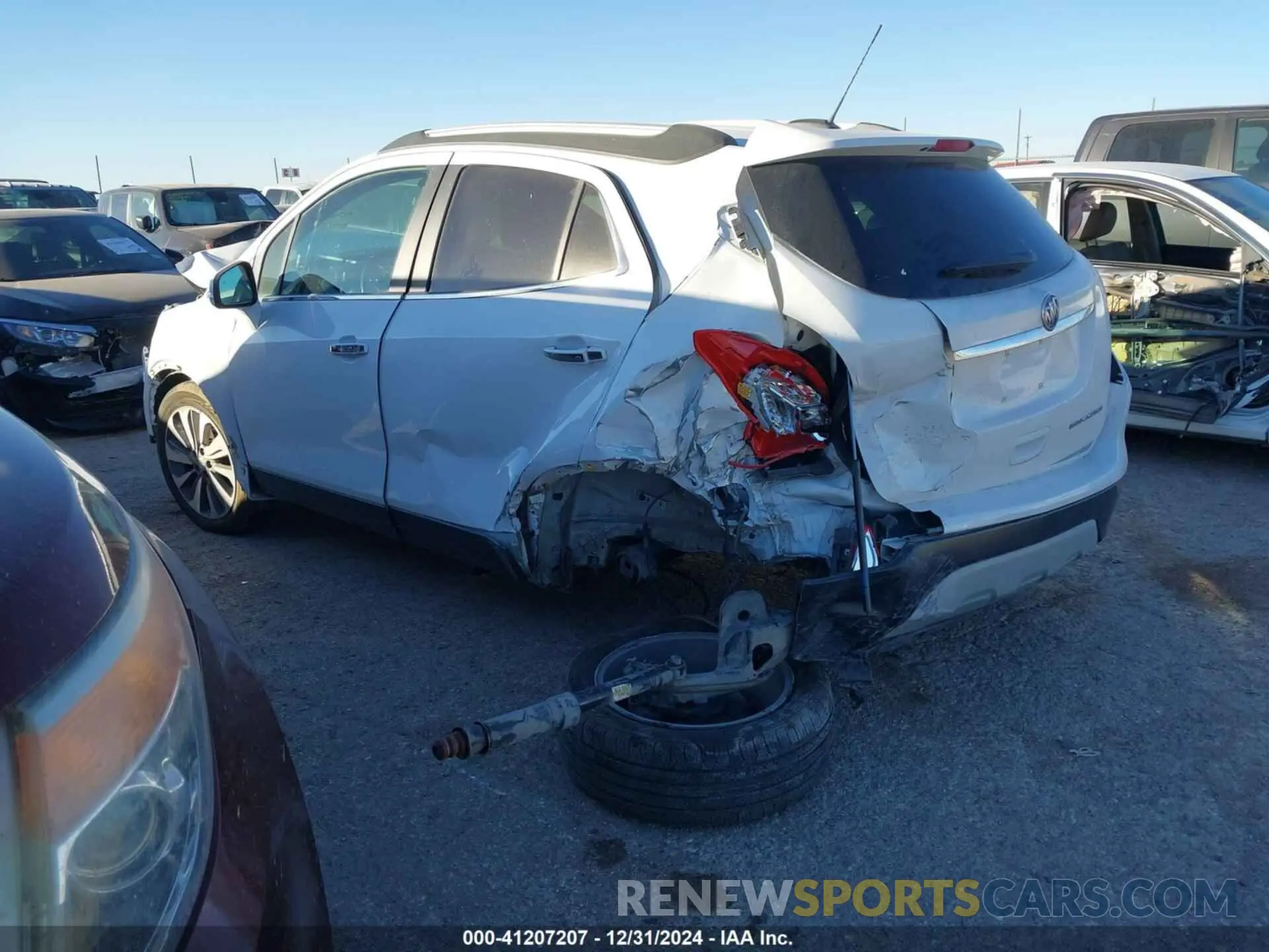 3 fotografías del automóvil dañado KL4CJASB3KB848809 BUICK ENCORE 2019