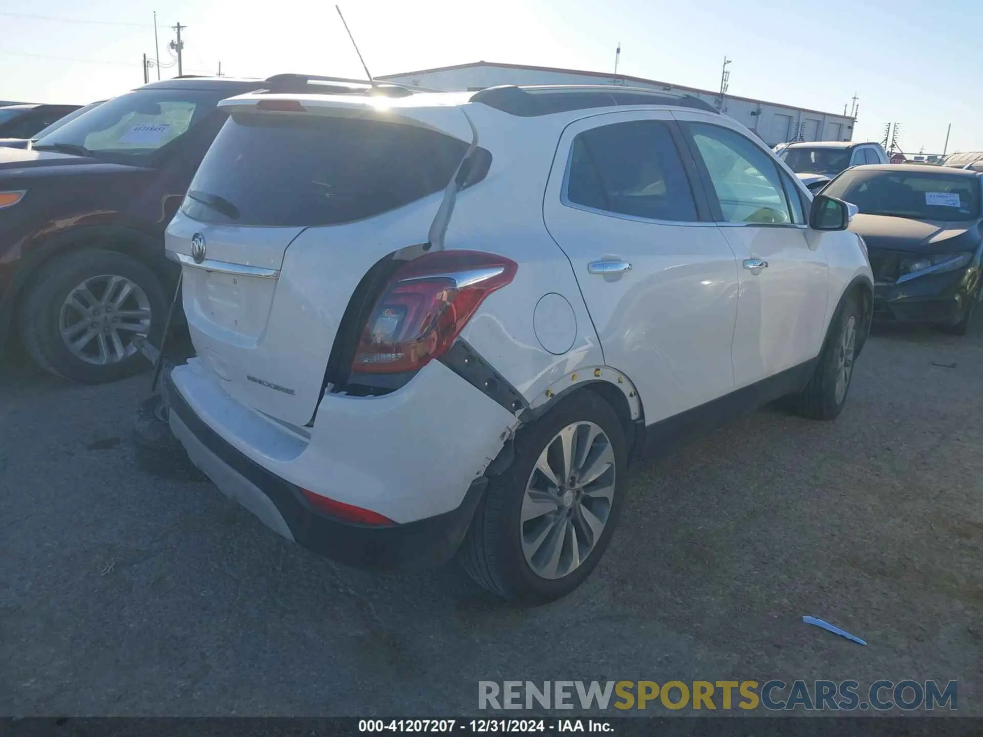 4 fotografías del automóvil dañado KL4CJASB3KB848809 BUICK ENCORE 2019