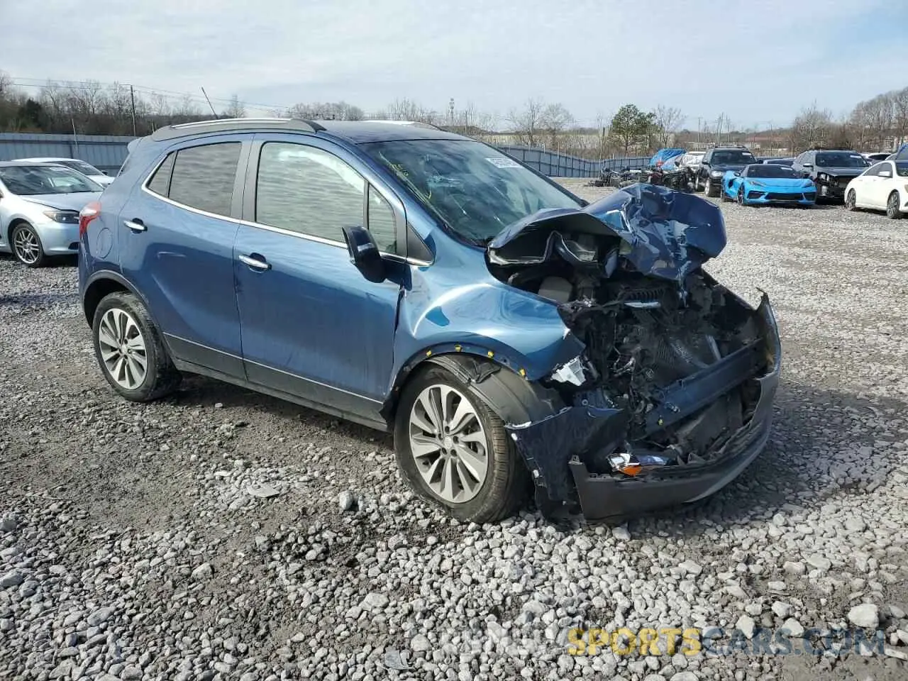 4 fotografías del automóvil dañado KL4CJASB3KB896438 BUICK ENCORE 2019