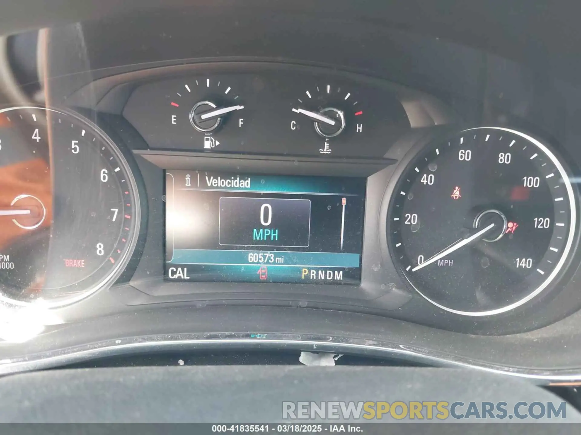 7 fotografías del automóvil dañado KL4CJASB4KB709627 BUICK ENCORE 2019
