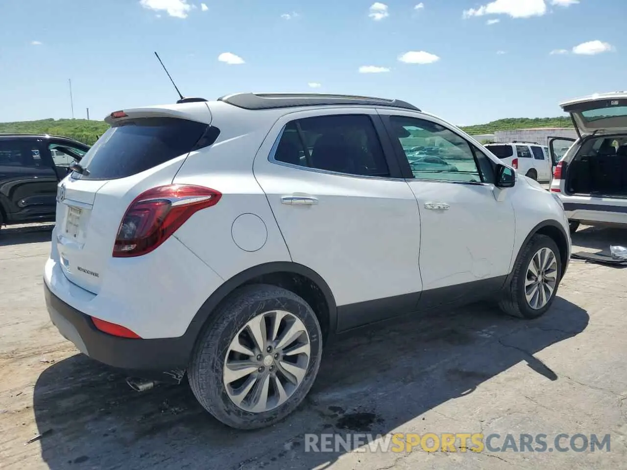 3 fotografías del automóvil dañado KL4CJASB4KB772405 BUICK ENCORE 2019