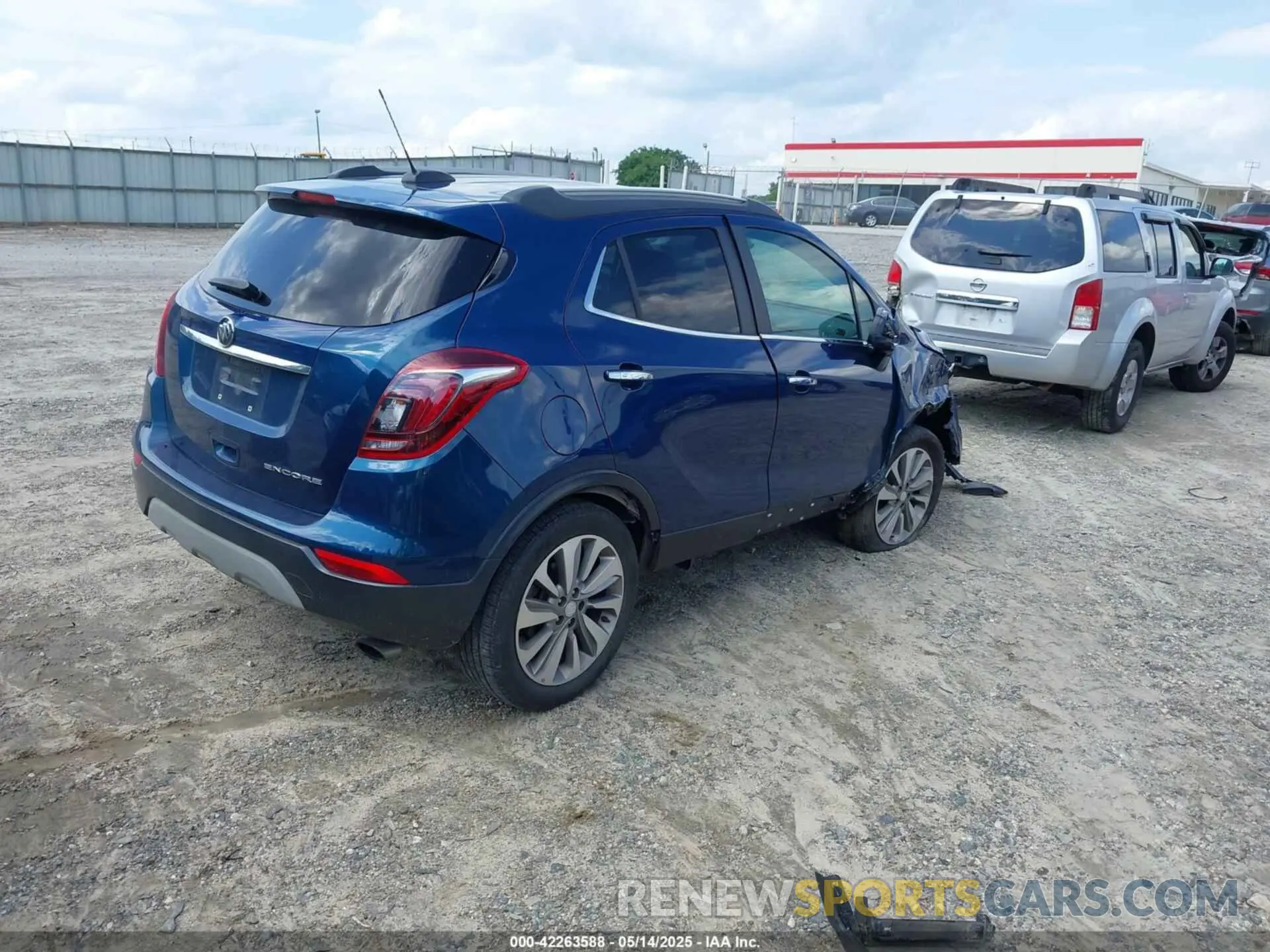 4 fotografías del automóvil dañado KL4CJASB4KB885206 BUICK ENCORE 2019