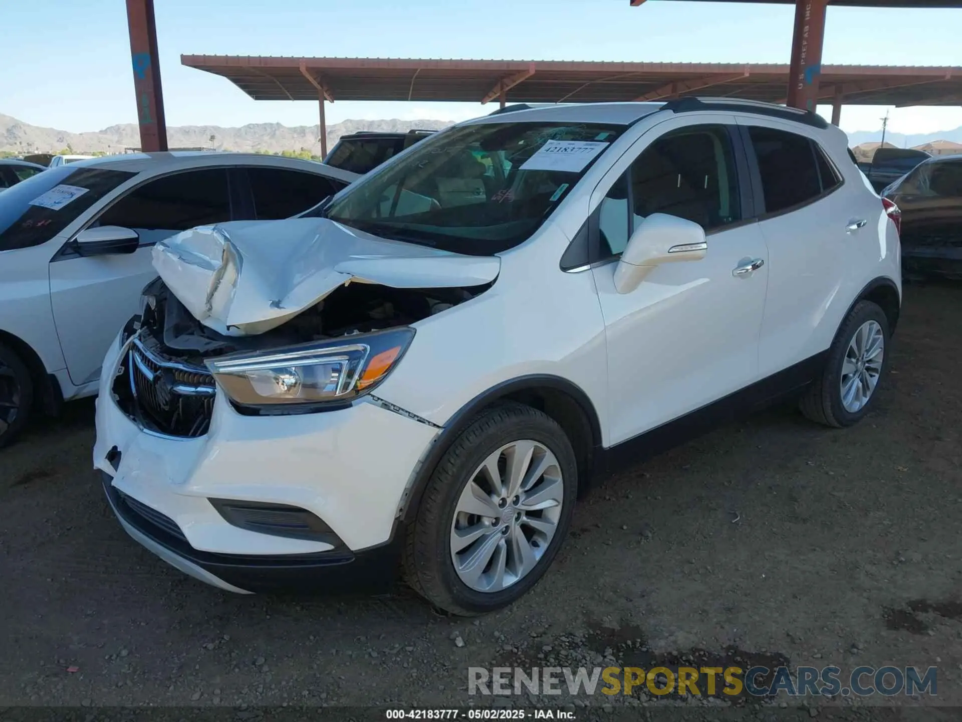 2 fotografías del automóvil dañado KL4CJASB4KB895055 BUICK ENCORE 2019