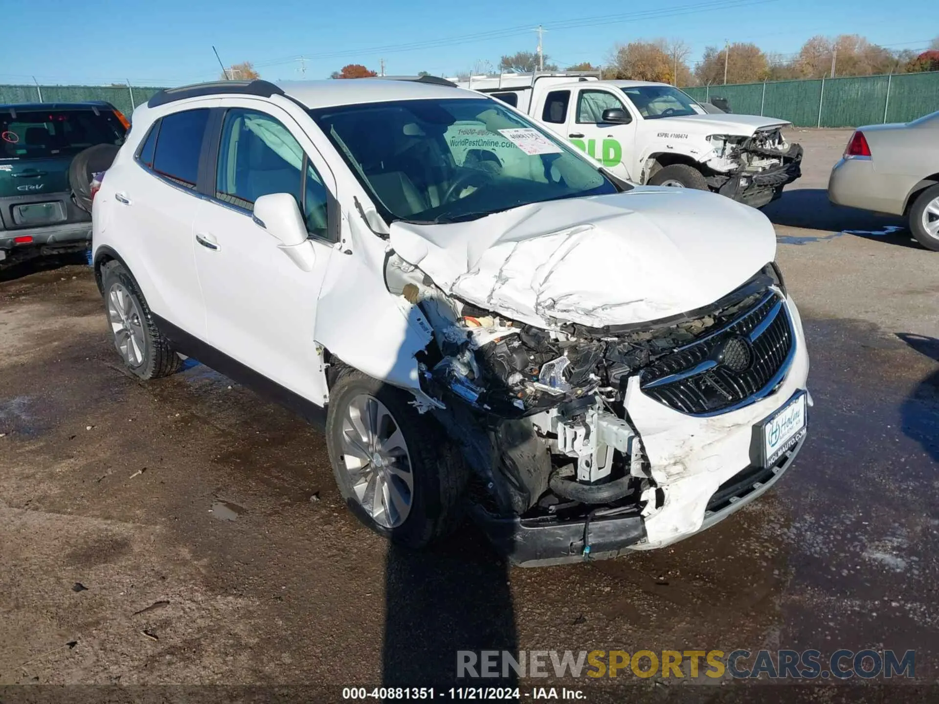 1 fotografías del automóvil dañado KL4CJASB4KB897596 BUICK ENCORE 2019