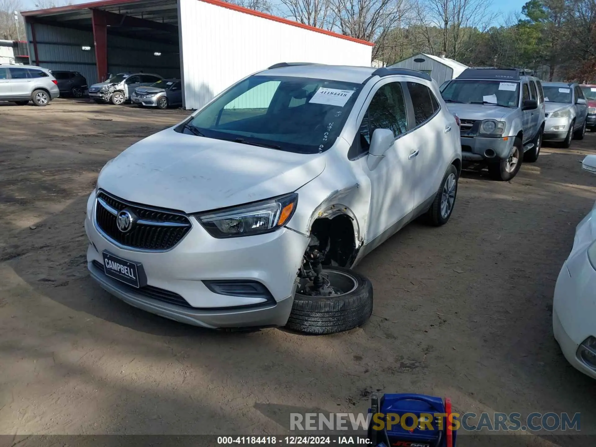 2 fotografías del automóvil dañado KL4CJASB5KB710334 BUICK ENCORE 2019