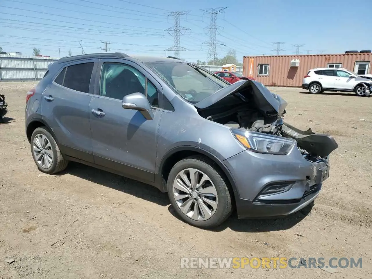 4 fotografías del automóvil dañado KL4CJASB5KB767858 BUICK ENCORE 2019
