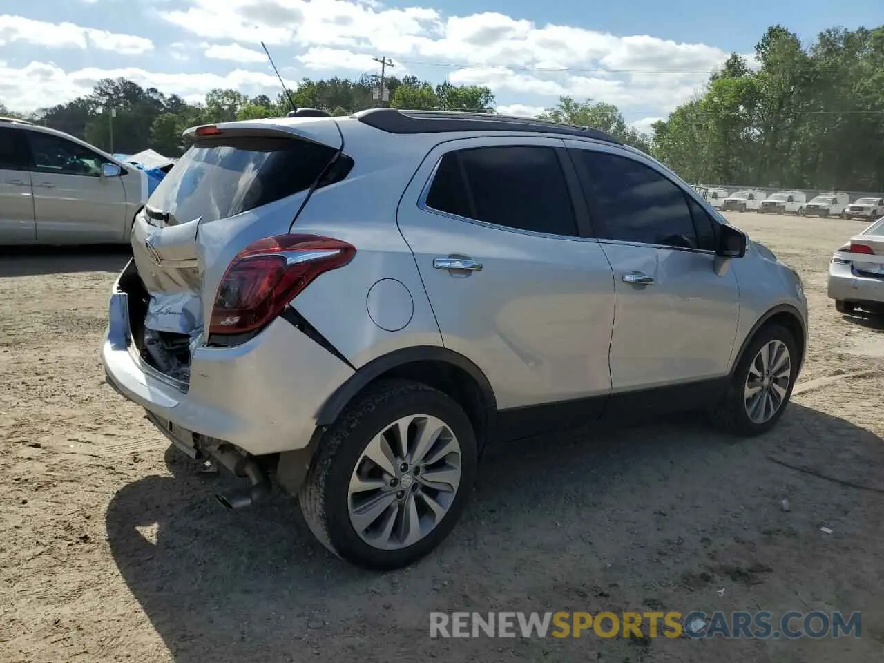 3 fotografías del automóvil dañado KL4CJASB5KB807257 BUICK ENCORE 2019