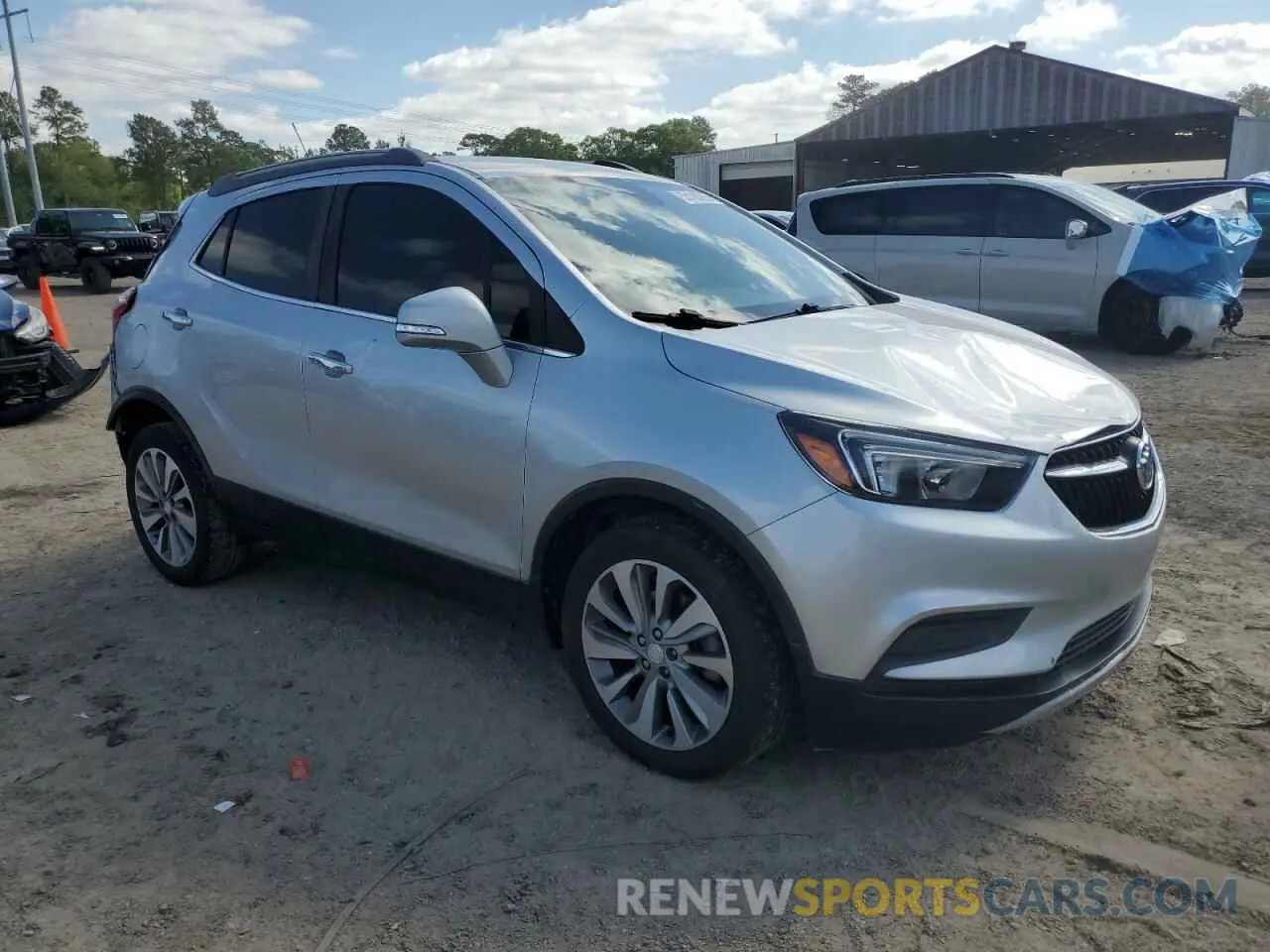 4 fotografías del automóvil dañado KL4CJASB5KB807257 BUICK ENCORE 2019