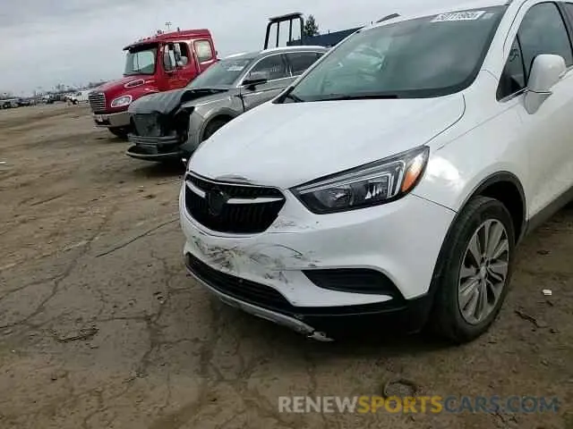 10 fotografías del automóvil dañado KL4CJASB5KB868110 BUICK ENCORE 2019