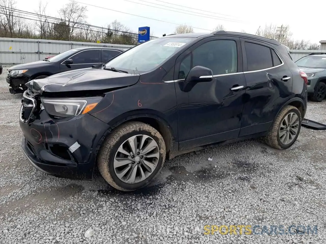 1 fotografías del automóvil dañado KL4CJASB5KB894660 BUICK ENCORE 2019