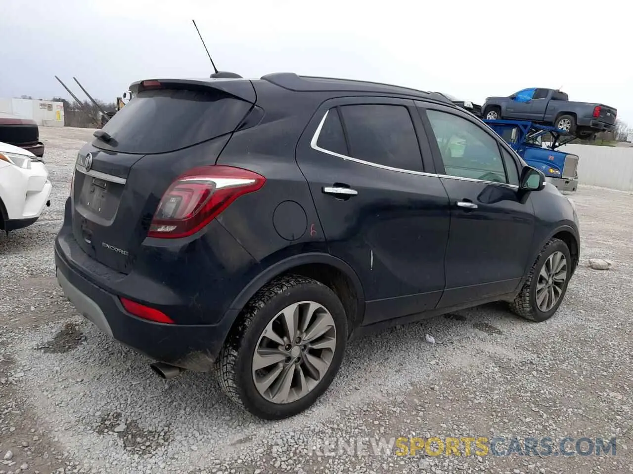 3 fotografías del automóvil dañado KL4CJASB5KB894660 BUICK ENCORE 2019