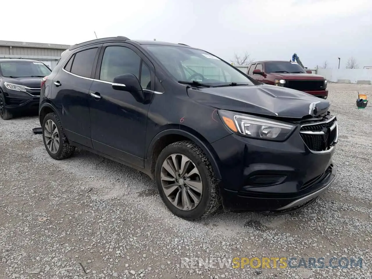 4 fotografías del automóvil dañado KL4CJASB5KB894660 BUICK ENCORE 2019