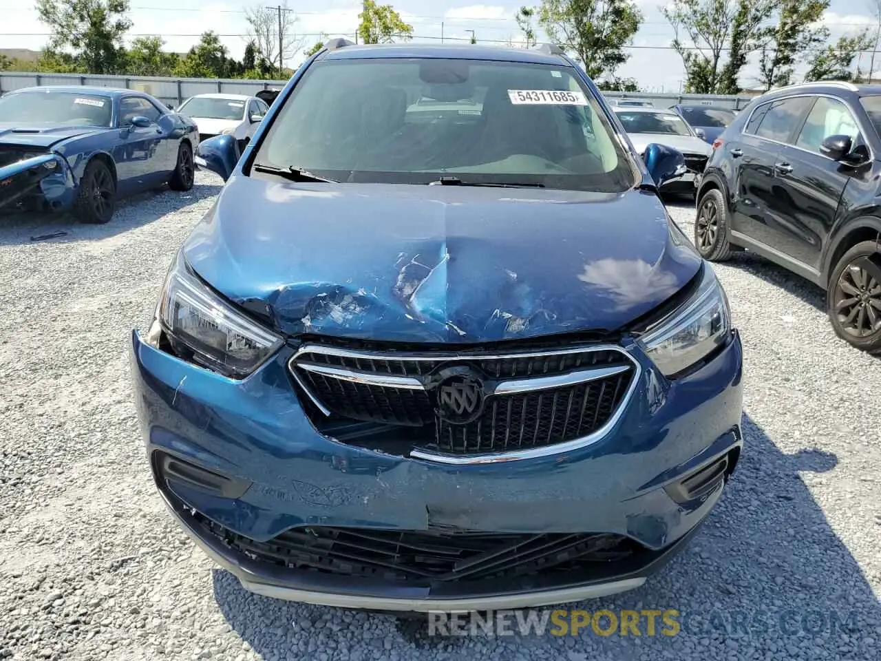 5 fotografías del automóvil dañado KL4CJASB5KB898384 BUICK ENCORE 2019