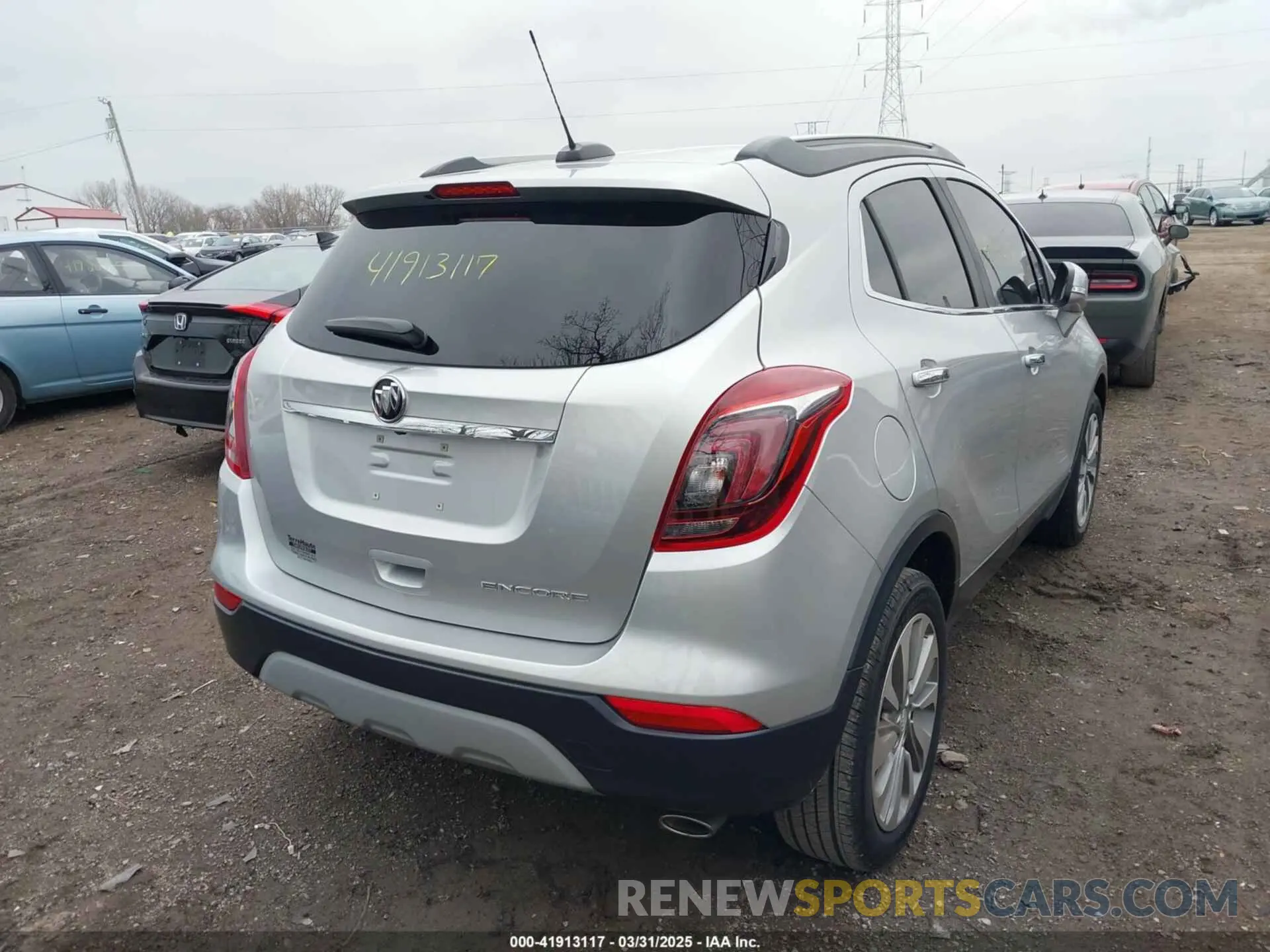 4 fotografías del automóvil dañado KL4CJASB6KB713274 BUICK ENCORE 2019