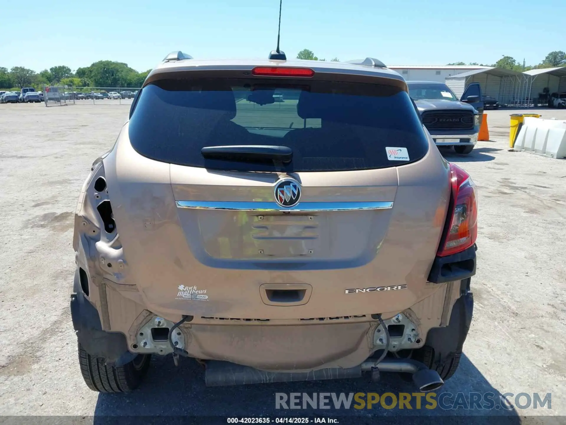 17 fotografías del automóvil dañado KL4CJASB6KB718569 BUICK ENCORE 2019