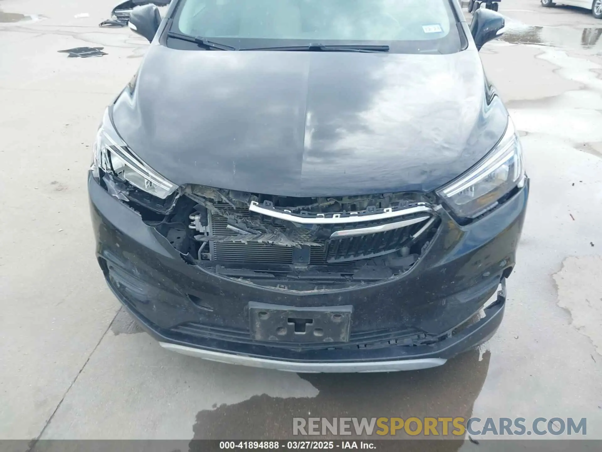 6 fotografías del automóvil dañado KL4CJASB6KB730205 BUICK ENCORE 2019