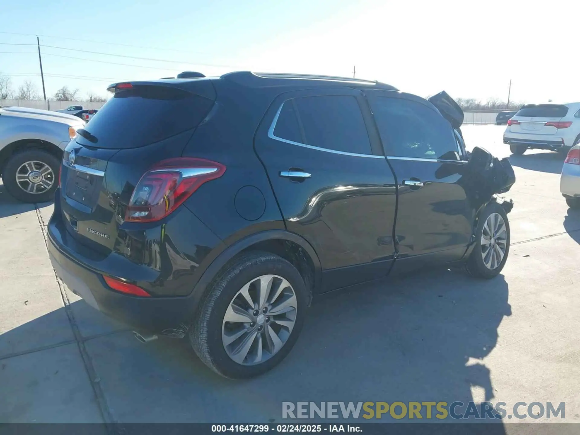 4 fotografías del automóvil dañado KL4CJASB6KB752558 BUICK ENCORE 2019