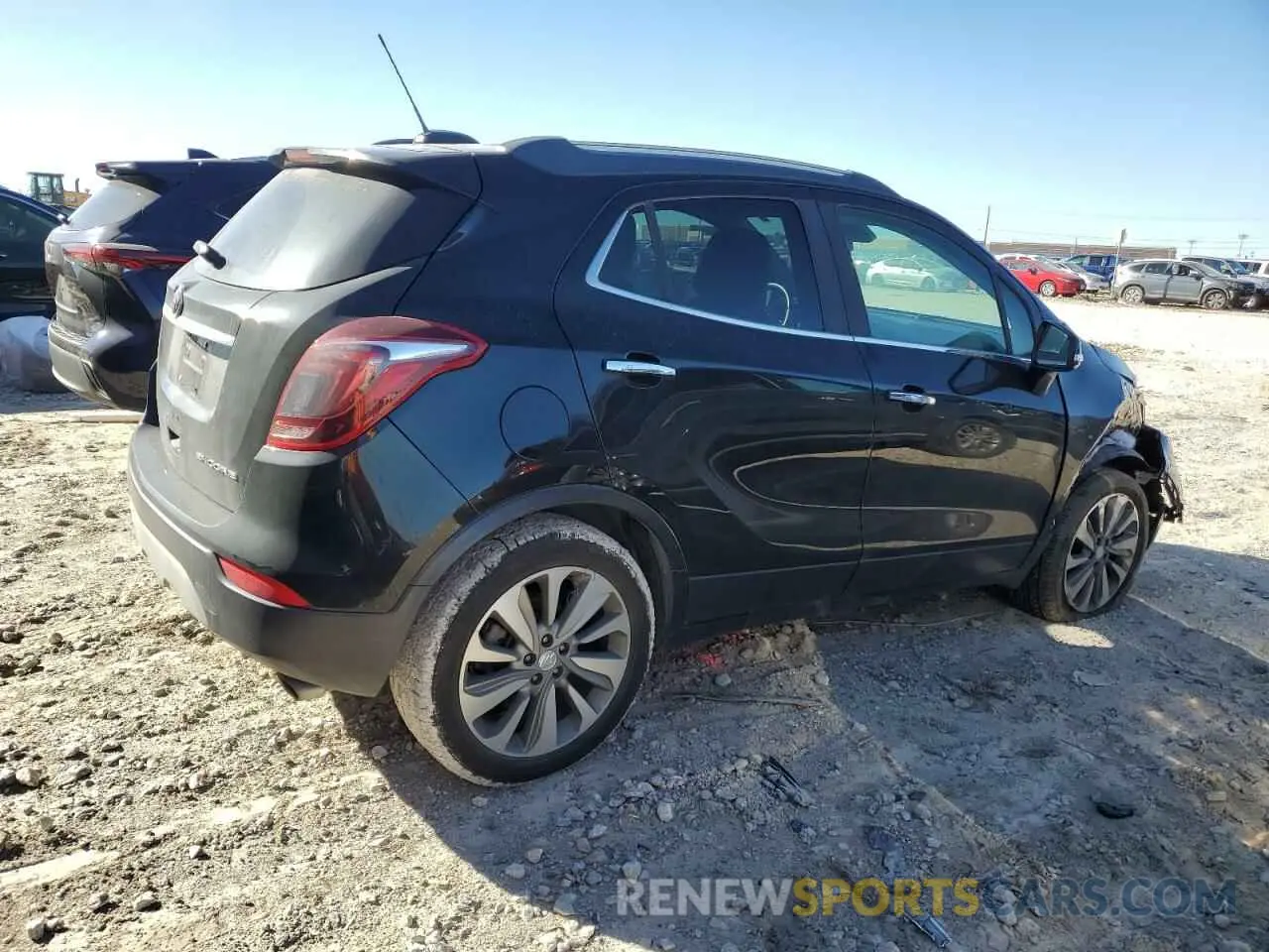 3 fotografías del automóvil dañado KL4CJASB6KB772549 BUICK ENCORE 2019