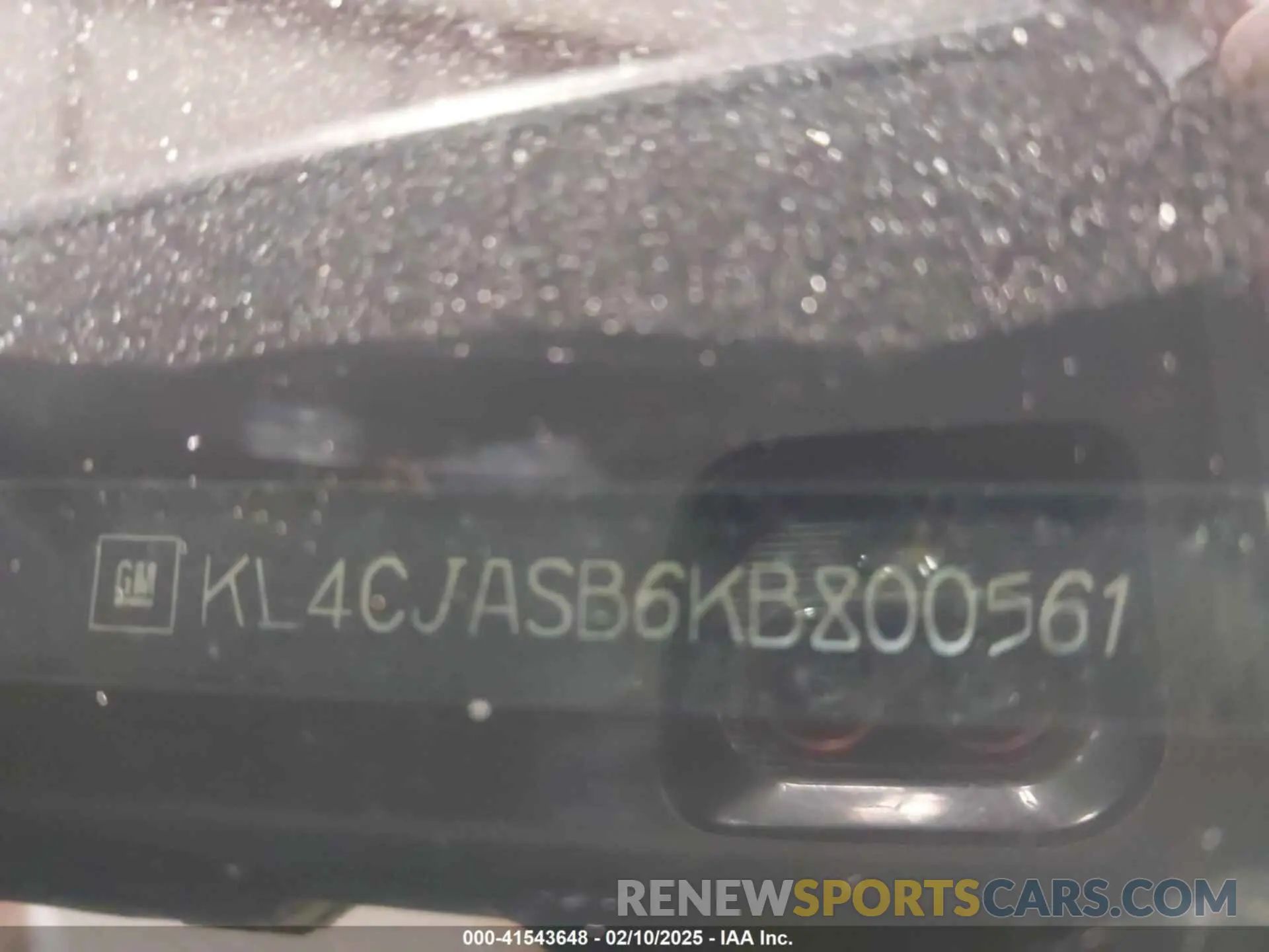 9 fotografías del automóvil dañado KL4CJASB6KB800561 BUICK ENCORE 2019