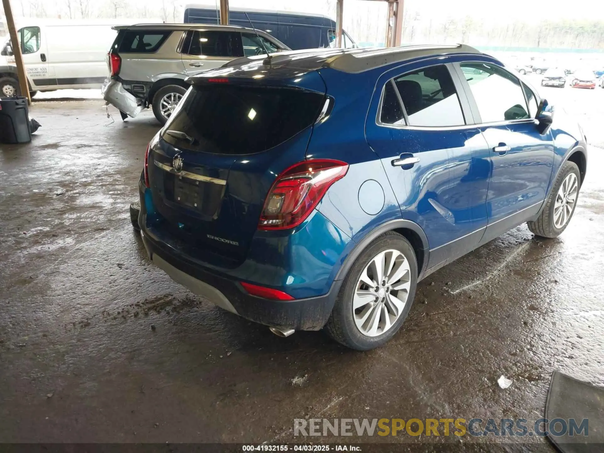 4 fotografías del automóvil dañado KL4CJASB6KB880735 BUICK ENCORE 2019